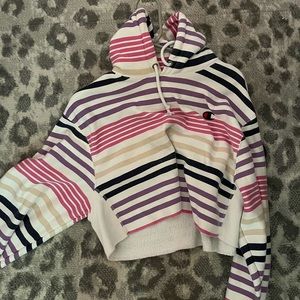 champion cropped hoodie